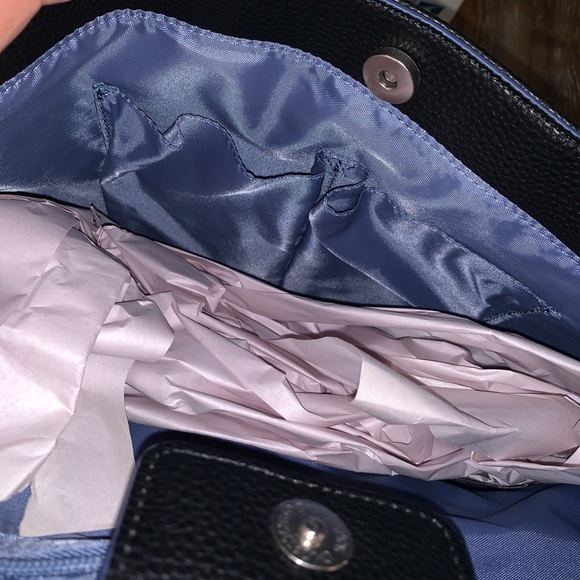 "NAUTICA"WOMEN'S BLK.FAUX PEBBLE LEATHER TOW THE LINE TOTE -AUTHENTIC - Picture 4 of 11